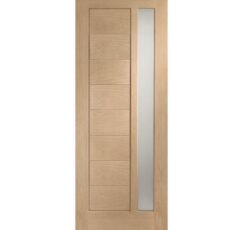 Modena Double Glazed External Oak Door (Dowelled) with Obscure Glass -1981 x 838 x 44mm (33")