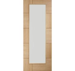 Ravenna Internal Oak Door with Clear Glass -1981 x 838 x 35mm (33")