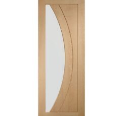 Salerno Internal Oak Door with Clear Glass -1981 x 838 x 35mm (33")