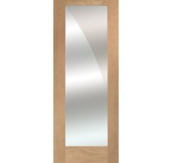 Pattern 10 Internal Oak Door with Mirror Panel-1981 x 838 x 35mm (33")