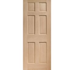 Colonial 6 Panel Internal Oak Fire Door -1981 x 838 x 44mm (33")