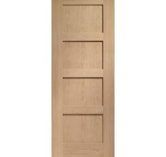 Shaker 4 Panel Internal Oak Fire Door -2040 x 826 x 44mm