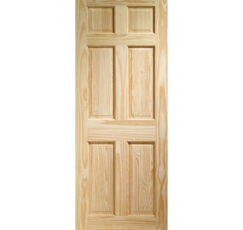 Colonial 6 Panel Internal Clear Pine Door -2040 x 826 x 40mm
