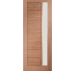 Modena External Hardwood Door with Double Glazed Obscure Glass-1981 x 838 x 44mm (33")