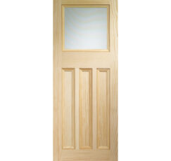 Vine DX Internal Vertical Grain Clear Pine Door with Obscure Glass -1981 x 762 x 35mm (30")