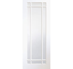 Cheshire Internal White Primed Door with Clear Glass-1981 x 838 x 35mm (33")