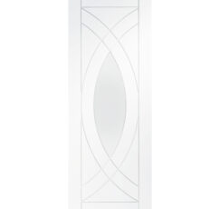 Treviso Internal White Primed Door with Clear Glass -1981 x 762 x 35mm (30")