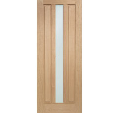Padova Double Glazed External Oak Door (M&T) with Obscure Glass -1981 x 838 x 44mm (33")