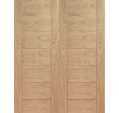 Palermo Internal Oak Rebated Door Pair-1981 x 1524 x 40mm (60")