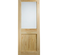 2XG External Clear Pine Door (Dowelled) with Flemish Glass -1981 x 838 x 44mm (33")
