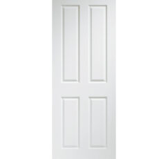 Victorian 4 Panel Internal White Moulded Fire Door -1981 x 838 x 44mm (33")
