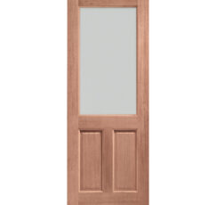 2XG Double Glazed External Hardwood Door (Dowelled) Clear Glass -2032 x 813 x mm (32")
